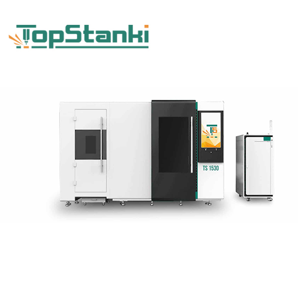 Лазерный станок по металлу с защитной кабиной FIBER TS-1530PH 6000w 1 лазерный станок fa 3015 с защитной кабиной