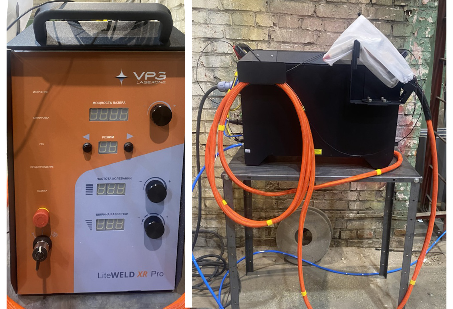 Запуск лазерного станка FA-6015 4 система ручной лазерной сварки LiteWELD XR Pro